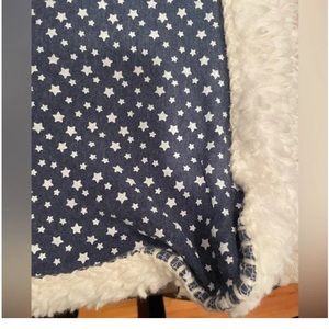 Koala Baby Blue & White Star Baby Blanket